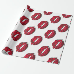 Lushious Lippen Geschenkpapier