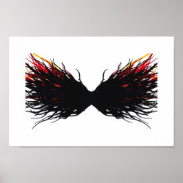 Lust Abstract 7 Todsünden Alcohol Tinten Kunst Poster