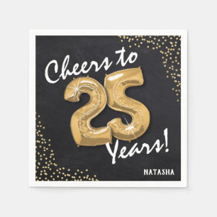 Lust auf die 25 Jahre! 25. Geburtstag Serviette