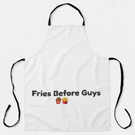 Lust auf Pommes statt Jungs Lustige Foodie-Trageta Schürze