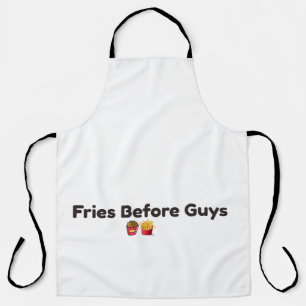 Lust auf Pommes statt Jungs Lustige Foodie-Trageta Schürze