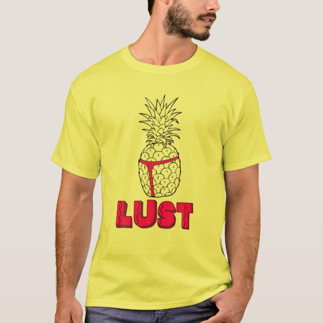 Lust für Ananas Funny TV Parody Vacation Stuff T-Shirt (Vorderseite)
