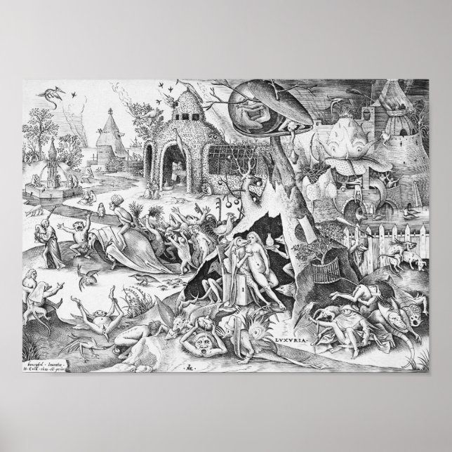 Lust (Luxuria), die sieben toten Sünden Poster (Vorne)