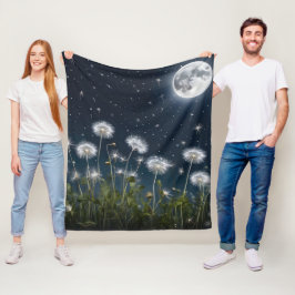 Lüster im Mondlicht Fleecedecke