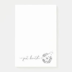 Lüster im Wind bläst - Atmen Sie einfach die Mod Post-it Klebezettel