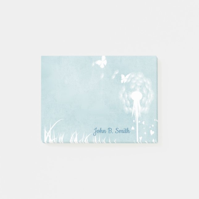 Lüster, Schmetterlinge und blaue Himmel Post-it Klebezettel (Vorderseite)