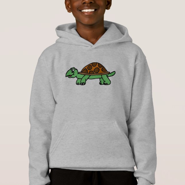 Lustiege Schildkröte Hoodie (Vorderseite)