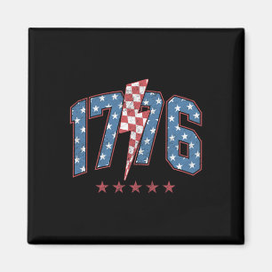 Lustig 1776 4. Juli Amerikanische USA-Flagge Männe Magnet