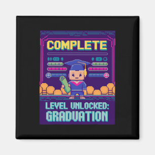 Lustig 2025 Gamer Level Abgeschlossen Master Colle Magnet