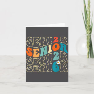 Lustig 2026 Senior Absolvent Groovy 2026 Abschluss Karte