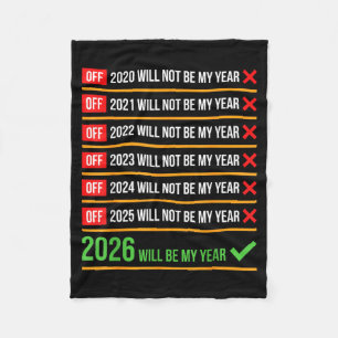 Lustig 2026 Wird Mein Jahr Sitive Comeback Humor  Fleecedecke