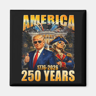 Lustig 250 Jahre Amerika-Jubiläum 250. Magnet