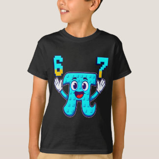 Lustig 3.14 6 7 Meme Mathe Nerd GenZ Gehirnfäule I T-Shirt