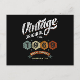 Lustig 56 Jahre alt 1969 Vintage 56. Geburtstagsge Postkarte