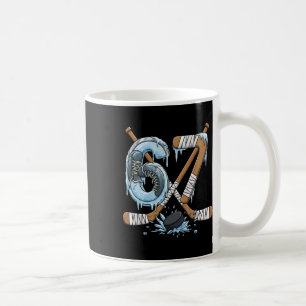 Lustig 67 Eishockey Drip Nummer 67 Eishockey _1 Kaffeetasse