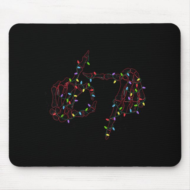 Lustig 67 Hand Sechs Sieben Meme Brainrot Weihnach Mousepad (Vorne)