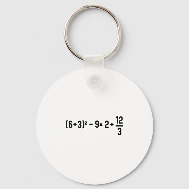 Lustig 67 Meme Pemdas Elementar Mathematik Lehrer  Schlüsselanhänger (Vorderseite)