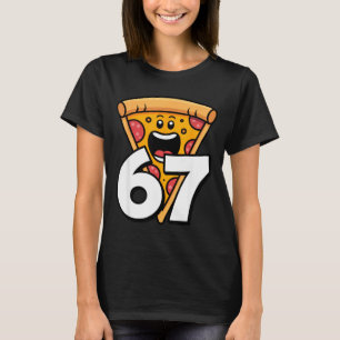 Lustig 67 Meme Sechs Sieben Humor Essen Zza T-Shirt