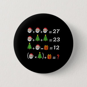 Lustig 67 Meme Weihnachten Mathelehrer Santa Sechs Button