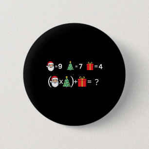 Lustig 67 Meme Weihnachten Mathelehrer Santa Sechs Button