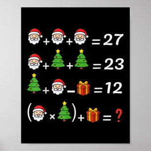 Lustig 67 Meme Weihnachten Mathelehrer Santa Sechs Poster