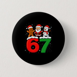 Lustig 67 Meme Weihnachten Sechs Sieben Santa Schn Button