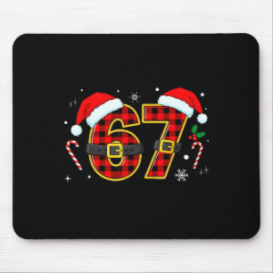 Lustig 67 Meme Weihnachten Xmas Pyjama Männer Frau Mousepad
