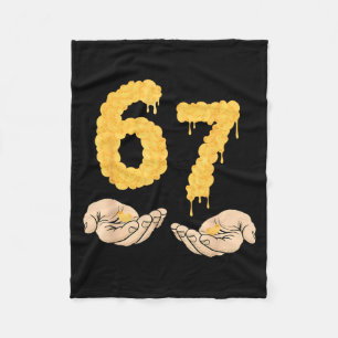 Lustig 67 Sechs Sieben Cheesy Mac &amp; Cheese 6 7 Fleecedecke