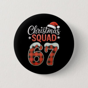 Lustig 67 Sechs Sieben Meme Brainrot 67 Weihnachte Button