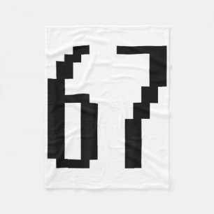 Lustig 67 Six Seven Meme Paar passend Retro Arca Fleecedecke