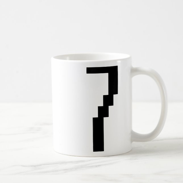 Lustig 67 Six Seven Meme Paar passend Retro Arca Kaffeetasse (Rechts)