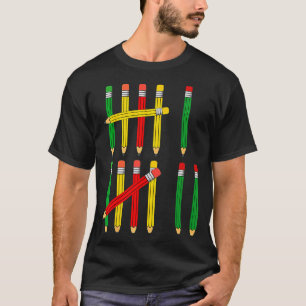 Lustig 67 Strichliste Mathematik Für Lehrer Studen T-Shirt