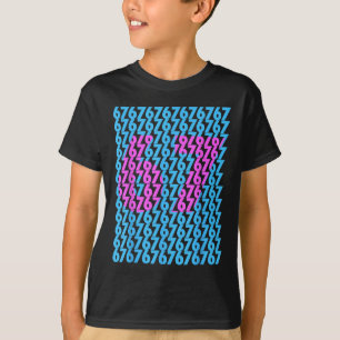 Lustig 67 Versteckt 6 7 Meme Mittelschule 6 7 Lust T-Shirt