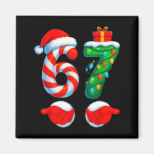 Lustig 67 Weihnachten 6 7 Sechs Sieben Meme Kinder Magnet