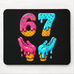 Lustig 6 7 67 Sechs Sieben Meme  Mousepad