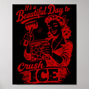 Lustig Abschaffung Eis, süßes Meme für Frauen Mädc Poster