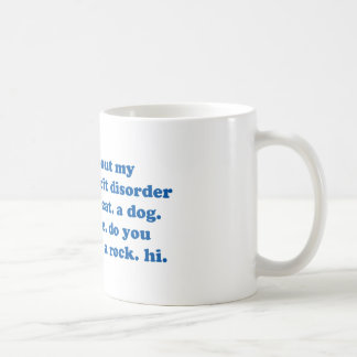 Lustig ADDIEREN Sie ADHD Zitat - Blaupause Kaffeetasse