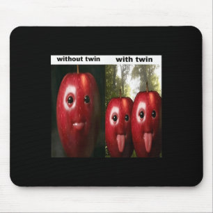 Lustig Alberne Ai Apple Gen Z Meme Brainrot Humor Mousepad