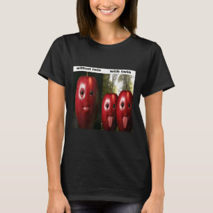 Lustig Alberne Ai Apple Gen Z Meme Brainrot Humor T-Shirt