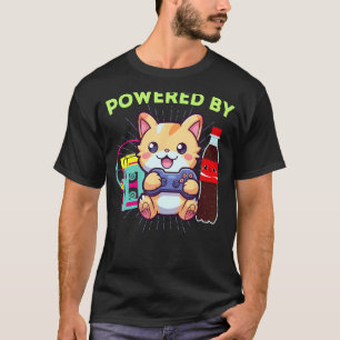 Lustig Angetrieben Von Gamer-Katz-Sodawasser & Die T-Shirt