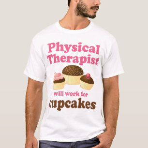 Lustig arbeitet für Kuchen-körperlichen T-Shirt
