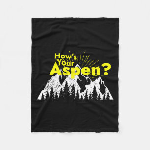Lustig aspen colorado Skifahren Skifahren wie geht Fleecedecke