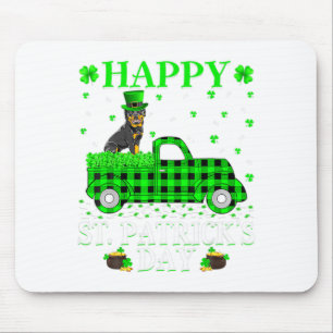Lustig auf Diät und Irischer St. Patricks Day Sham Mousepad