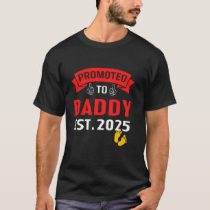 Lustig Befördert zum Papa ca. 2025 Ich werde ein T-Shirt