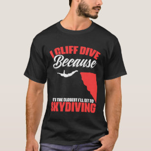 Lustig beim Fallschirmspringen Klippenspringen Ext T-Shirt