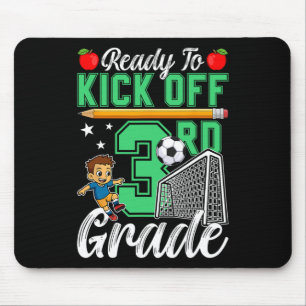Lustig bereit für den Kick-Off 3. Klasse Fußball z Mousepad