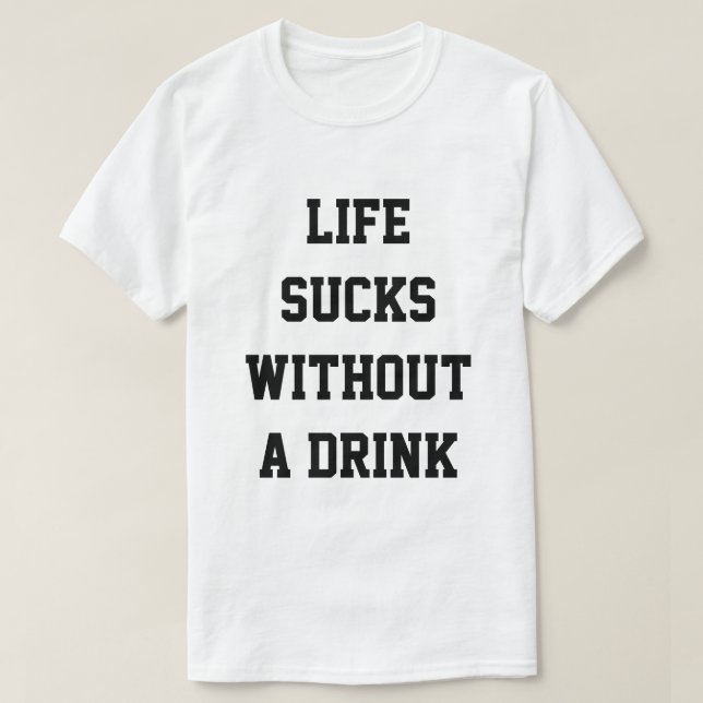 lustig betrunken T-Shirt (Design vorne)