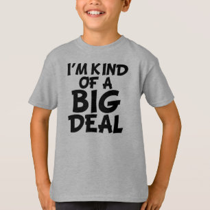 Lustig bin ich ein bisschen ein großes T-Shirt
