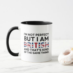 Lustig Britisch Tasse