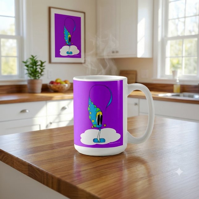 Lustig, Bunt, Eigenwillig, Cartoon-Charakter Kaffeetasse (Take a look at this very cool cartoon character mug!)